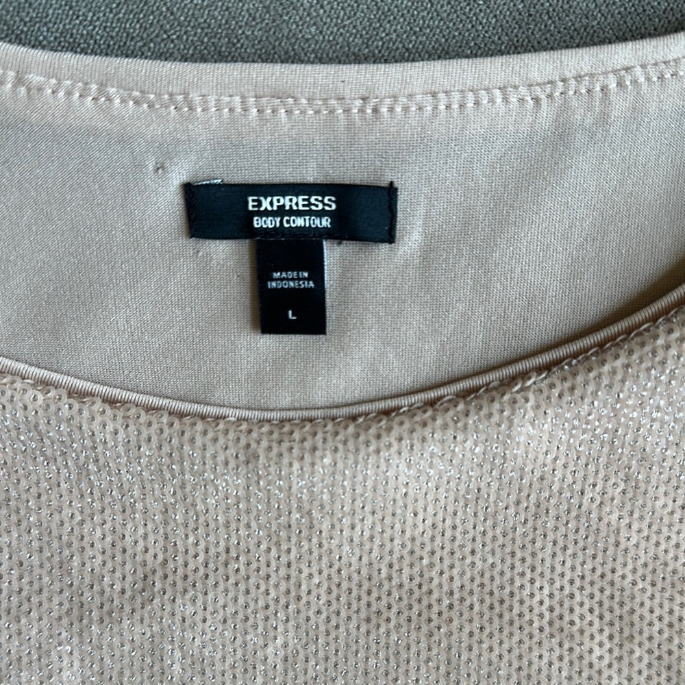 Express Tan Bodysuit - Picture 3 of 12